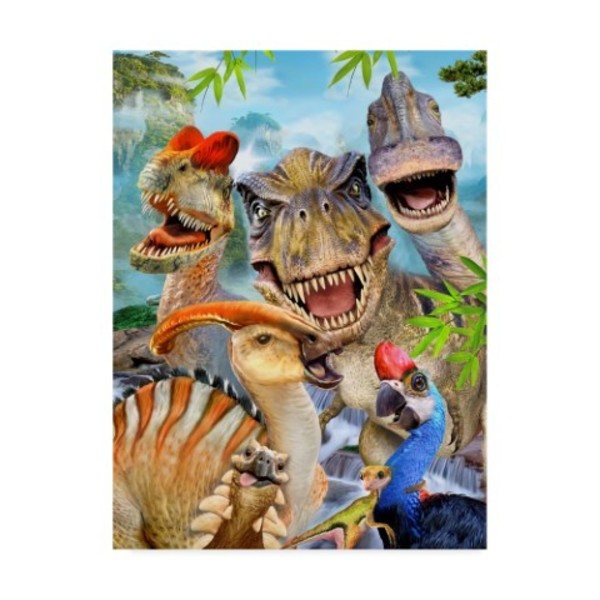 Trademark Fine Art Howard Robinson 'Dinosaur Pictures' Canvas Art, 35x47 ALI24119-C3547GG